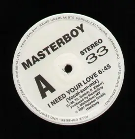 Masterboy - I Need Your Love