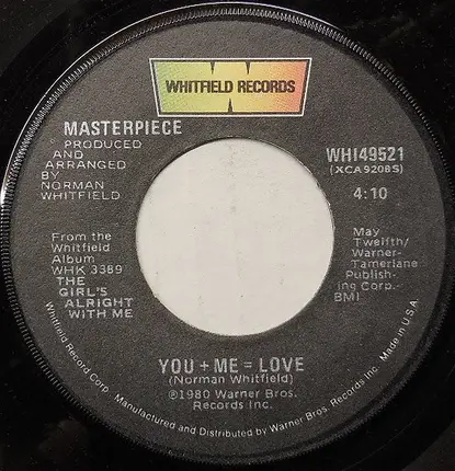 Masterpiece - You + Me = Love
