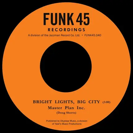Master Plan Inc - Heartbreaker / Bright Lights, Big City
