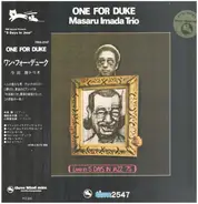 Masaru Imada Trio - One For Duke