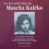 LP - Mascha Kaléko , Gisela Zoch , Gert Westphal , Peter Zwetkoff - Aus Den Sechs Leben Der Mascha Kaléko