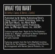 CD Single - Mase Featuring Total - What You Want