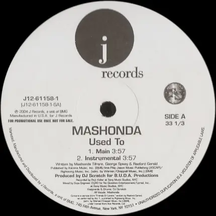 Mashonda - Used To