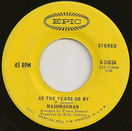 Mashmakhan - As The Years Go By