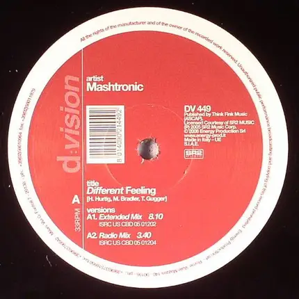Mashtronic - Different Feeling