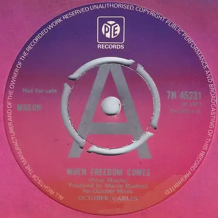 Mason - When Freedom Comes / It's All Gone Wrong