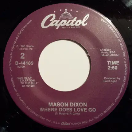 Mason Dixon - Dangerous Road