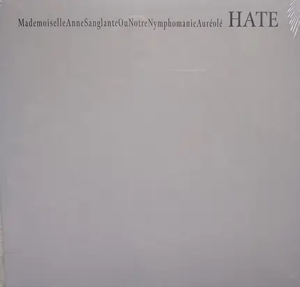 Masonna - Hate