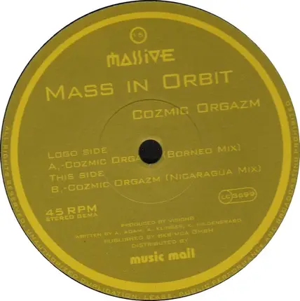 Mass In Orbit - Cozmic Orgazm
