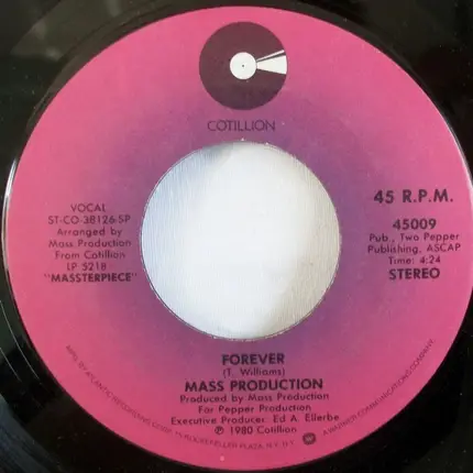 Mass Production - Forever / Angel