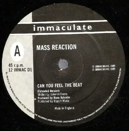 Mass Reaction - Can You Feel The Beat