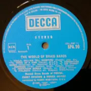 LP - Massed Brass Bands Of Fodens, Fairey Aviation & Morris Motors - The World Of Brass Bands