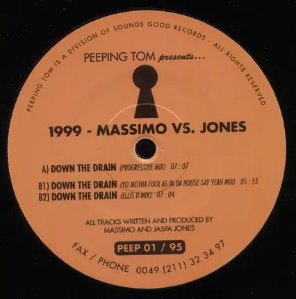 Massimo, Jaspa Jones - Down The Drain