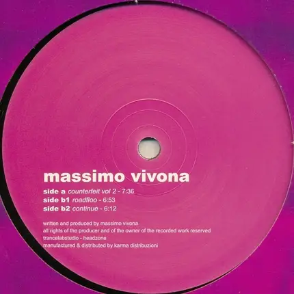 Massimo Vivona - Counterfeit Vol. 2