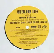 12inch Vinyl Single - Massive B All Stars feat. Roundhead , Cocoa Brovaz & Blahzay Blahzay - Weed For Life (Remix)