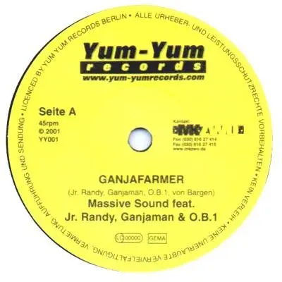 Massive Sound , Ganjaman , Junior Randy - Ganja Farmer