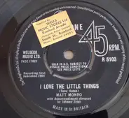 Matt Monro - I Love The Little Things