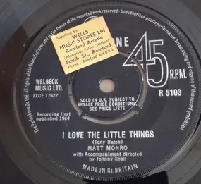 Matt Monro - I Love The Little Things