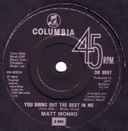 Matt Monro - You Bring Out The Best In Me