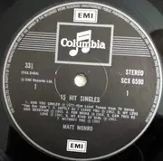 LP - Matt Monro - 15 Hit Singles