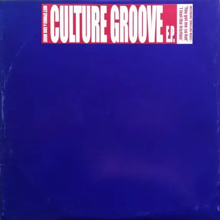 Matt Spinner & Carl Drake , Culture Groove - Culture Groove EP