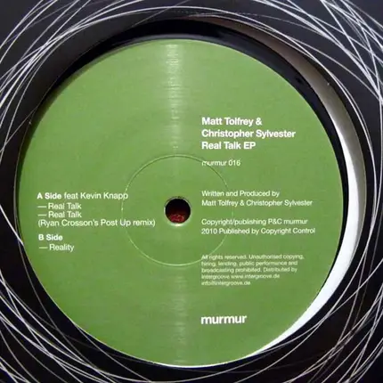Matt Tolfrey & Chris Sylvester - Real Talk EP