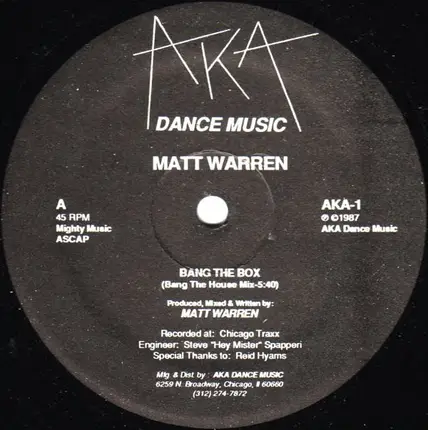 Matt Warren - Bang The Box