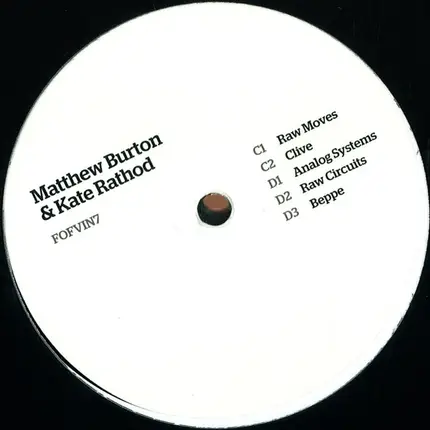 Matthew Burton & Kate Rathod - Raw Moves