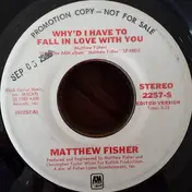 Matthew Fisher - Why'd I Have To Fall In Love With You