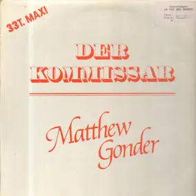 Matthew Gonder - Der Kommissar