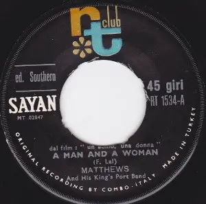 Matthews And His King's Port Band - A Man And A Woman / Doctor Zhivago