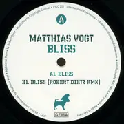 12inch Vinyl Single - Matthias Vogt - Bliss