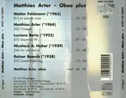 CD - Matthias Arter - Oboe Plus