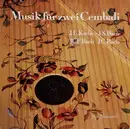 LP - Krebs / Johann Sebastian Bach / W.F Bach / J.C Bach - Musik Für Zwei Cembali - Gatefold