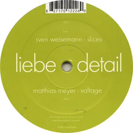 Matthias Meyer / Sven Weisemann - Voltage / Slices