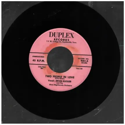 Mattie Jackson And The Blues Night Hawks Orchestra / Ervin Rucker And The Blues Night Hawks Orchest - I Want To Do It / Two People In Love