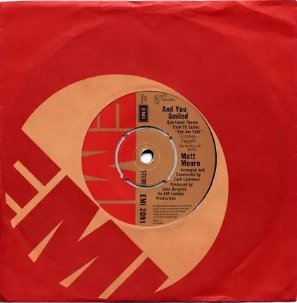 Matt Monro - And You Smiled