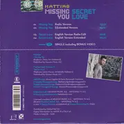 CD Single - Mattyas - Missing You