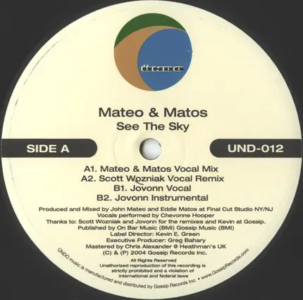 Mateo & Matos - See The Sky