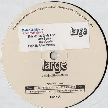 Mateo & Matos - After Midnite EP