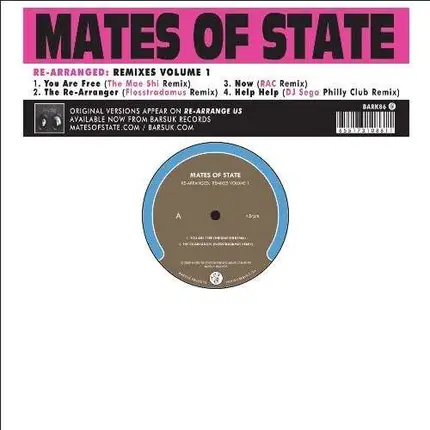 MATES OF STATE - RE-ARRANGED: REMIXES -1-
