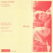 Mates Of State - It's The Law / Invitation Inn