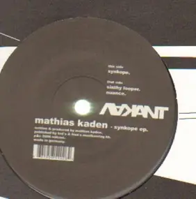 Mathias Kaden - synkope ep