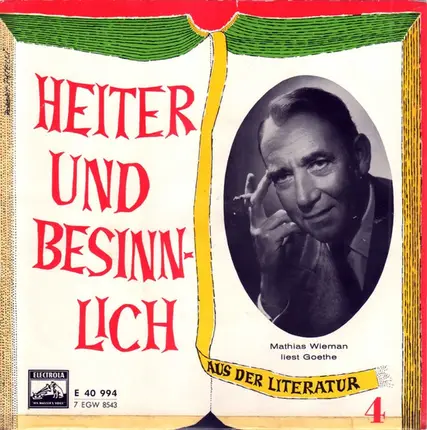 Mathias Wieman - Mathias Wieman Liest Goethe