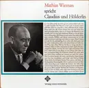 LP - Mathias Wieman - Spricht Claudius Und Hölderlin