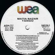 LP - Matia Bazar - Tango