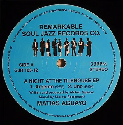 Matias Aguayo - A Night At The Tilehouse EP