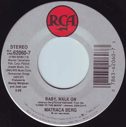 Matraca Berg - It's Easy To Tell / Baby, Walk On
