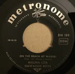 Mauna Loa Hawaiian Boys - On The Beach At Waikiki