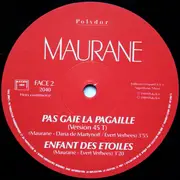 12inch Vinyl Single - Maurane - Pas Gaie La Pagaille